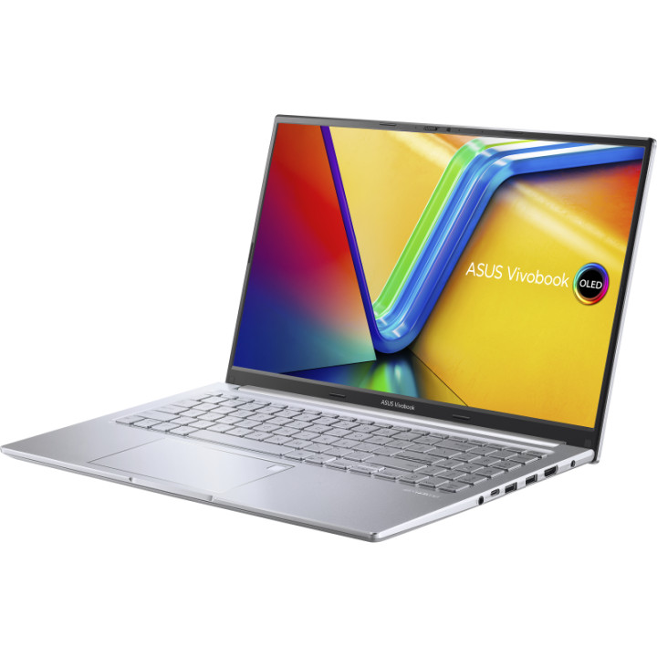 Лаптоп ASUS Vivobook 15 OLED M1505YA-L1167W, 15.6" OLED 1920x1080, AMD Ryzen 7 7730U, 16GB DDR4, 1TB SSD, Win 11 Home - 90NB10Q2