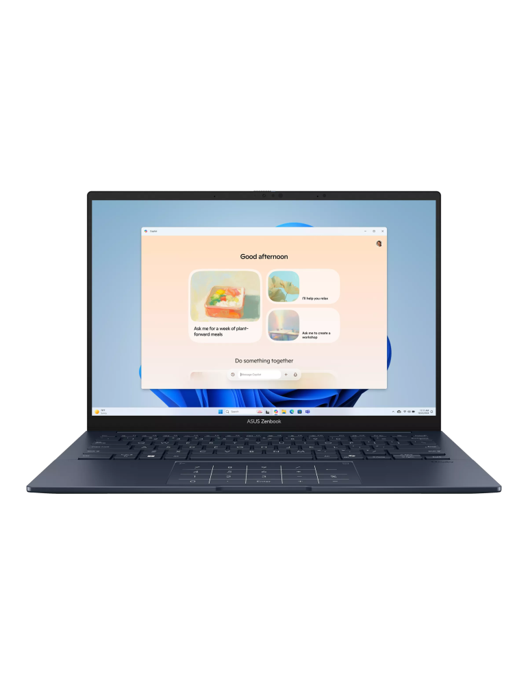 Лаптоп ASUS Zenbook 14 UX3405CA-ST786X, 14" OLED 2880x1800 120Hz, Intel Core Ultra 9 285H, 32GB LPDDR5X, 1TB SSD, Win 11 Pro - 9