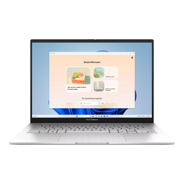Лаптоп ASUS Zenbook 14 UX3405CA-ST1097W, 14" OLED 2880x1800 120Hz, Intel Core Ultra 7 255H, 16GB LPDDR5X, 1TB SSD, Win 11 Home -