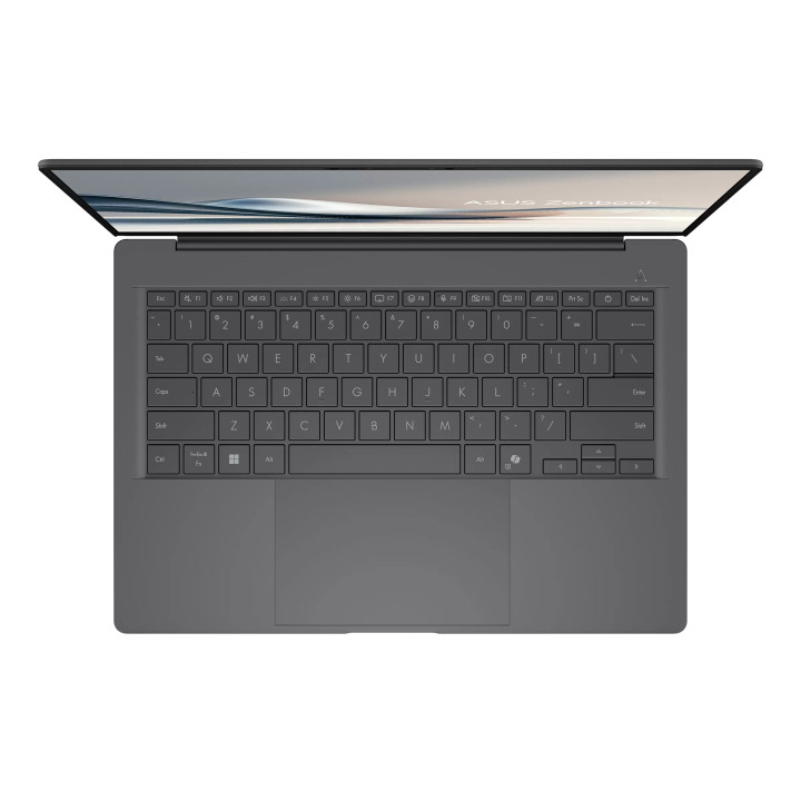 Лаптоп ASUS Zenbook A14 UX3407QA-QD306W, 14" OLED 1920x1200, Snapdragon X X1 26 100, 32GB LPDDR5X, 1TB SSD, Win 11 Home - 90NB15