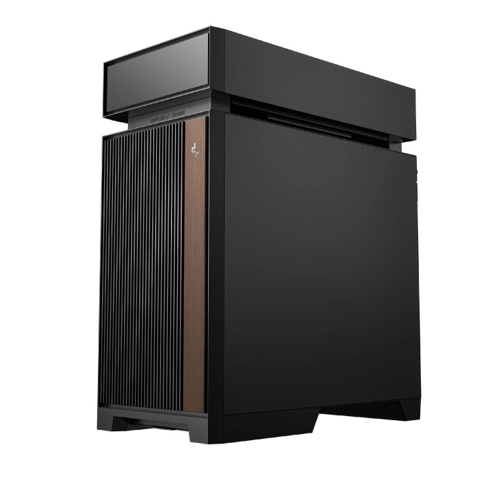 Кутия за компютър DeepCool CL6600, ATX Mid Tower, Modular Split-Chamber, 360mm AIO, 2x120mm ARGB, Tempered Glass - R-CL6600-BKNN