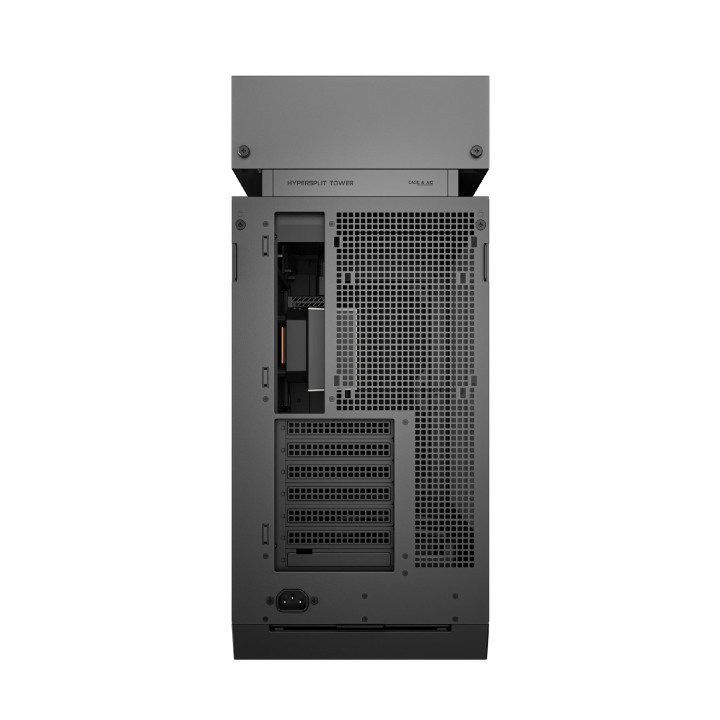 Кутия за компютър DeepCool CL6600, ATX Mid Tower, Modular Split-Chamber, 360mm AIO, 2x120mm ARGB, Tempered Glass - R-CL6600-BKNN