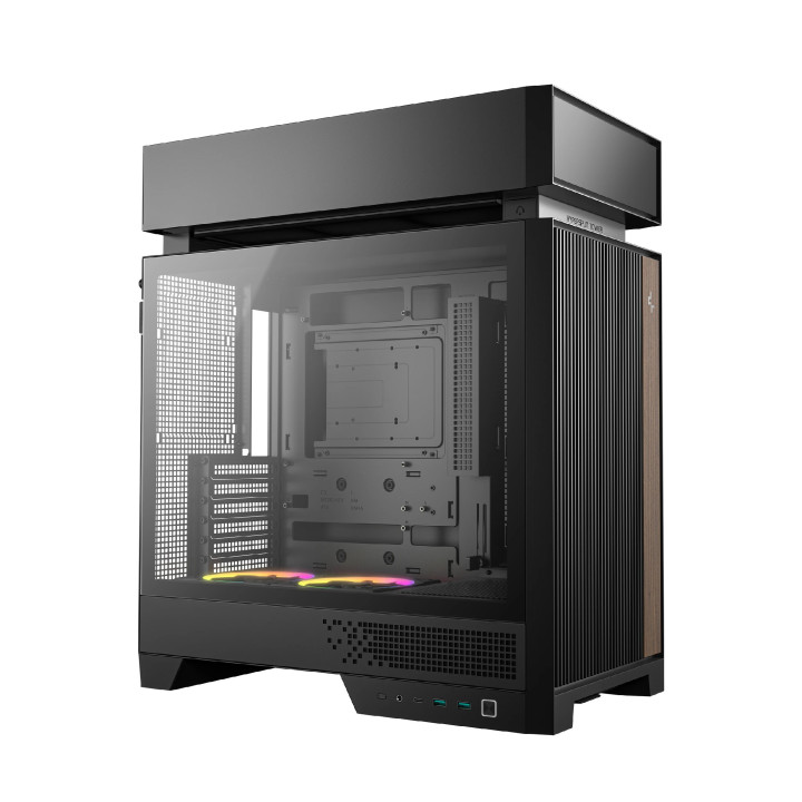 Кутия за компютър DeepCool CL660, ATX Middle Tower, Split-Chamber, 2x120mm ARGB, Tempered Glass - R-CL660-BKNNA0-G-1 - 2