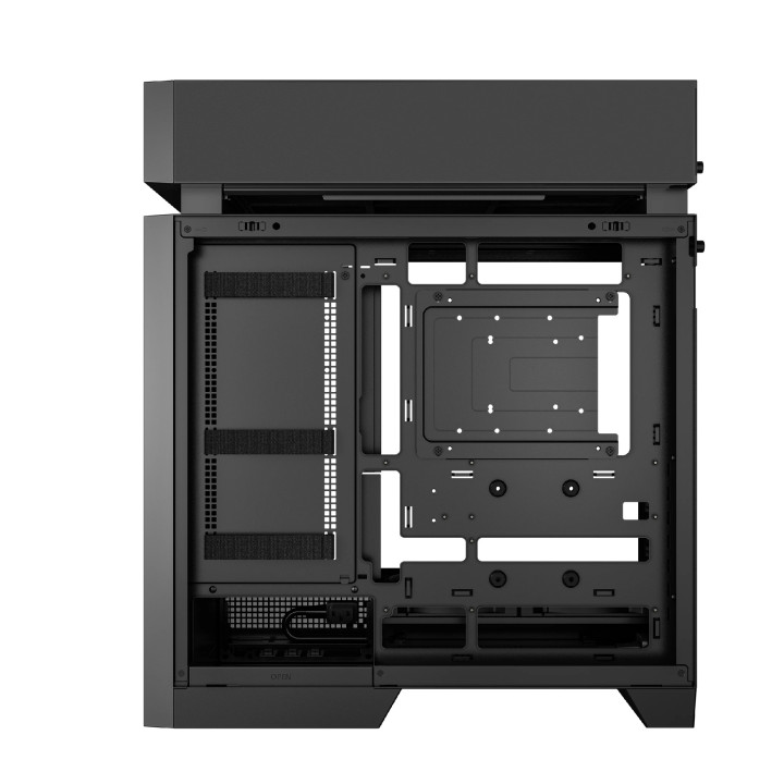 Кутия за компютър DeepCool CL660, ATX Middle Tower, Split-Chamber, 2x120mm ARGB, Tempered Glass - R-CL660-BKNNA0-G-1 - 5