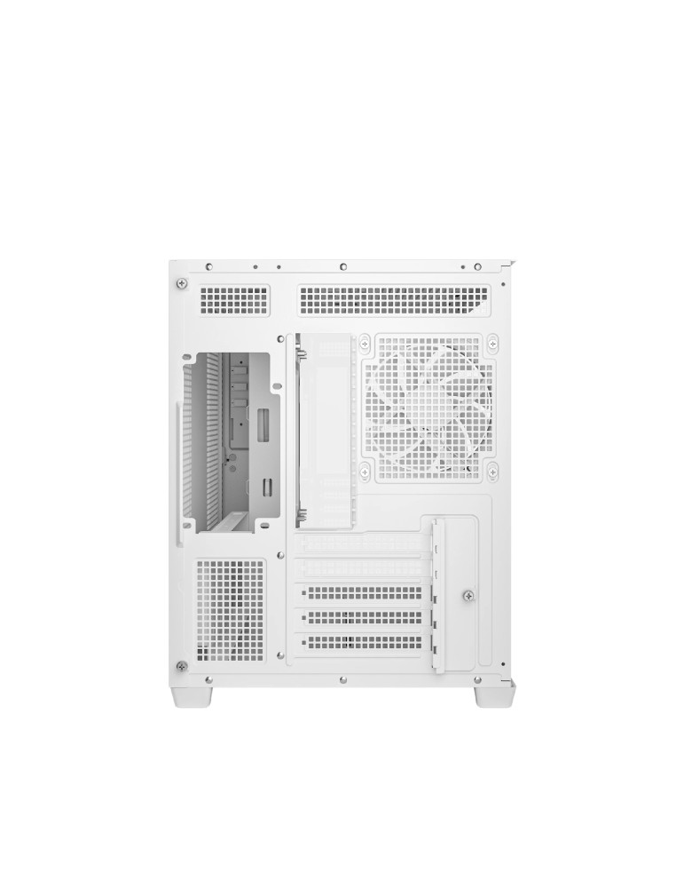 Кутия за компютър DeepCool CG330 3F WH, Mini Tower mATX, Tempered Glass, 3x120mm ARGB Вентилатори, Водно охлаждане до 360mm - R-