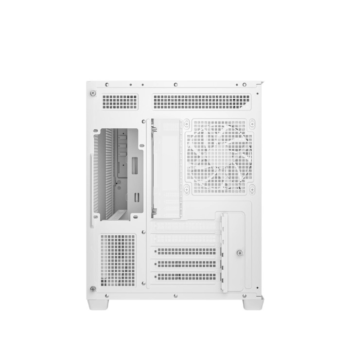 Кутия за компютър DeepCool CG330 3F WH, Mini Tower mATX, Tempered Glass, 3x120mm ARGB Вентилатори, Водно охлаждане до 360mm - R-