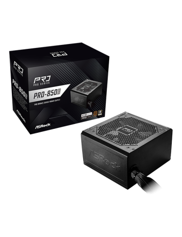 Захранване ASROCK PRO-850B, 850W, 80 Plus Bronze, Non-Modular, ATX 3.1 - 4711581491403 - 1
