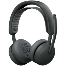 Професионални Bluetooth слушалки  Logitech Zone Wireless 2, Bluetooth 5.3, 40mm динамични, 48ч батерия, шумопотискане, Graphite 