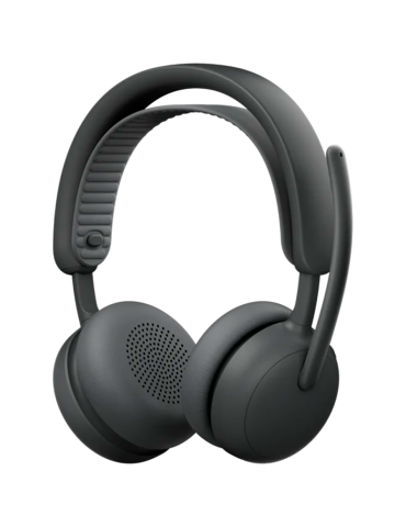 Професионални Bluetooth слушалки  Logitech Zone Wireless 2, Bluetooth 5.3, 40mm динамични, 48ч батерия, шумопотискане, Graphite 