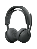 Професионални Bluetooth слушалки  Logitech Zone Wireless 2, Bluetooth 5.3, 40mm динамични, 48ч батерия, шумопотискане, Graphite 