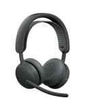 Професионални Bluetooth слушалки  Logitech Zone Wireless 2, Bluetooth 5.3, 40mm динамични, 48ч батерия, шумопотискане, Graphite 