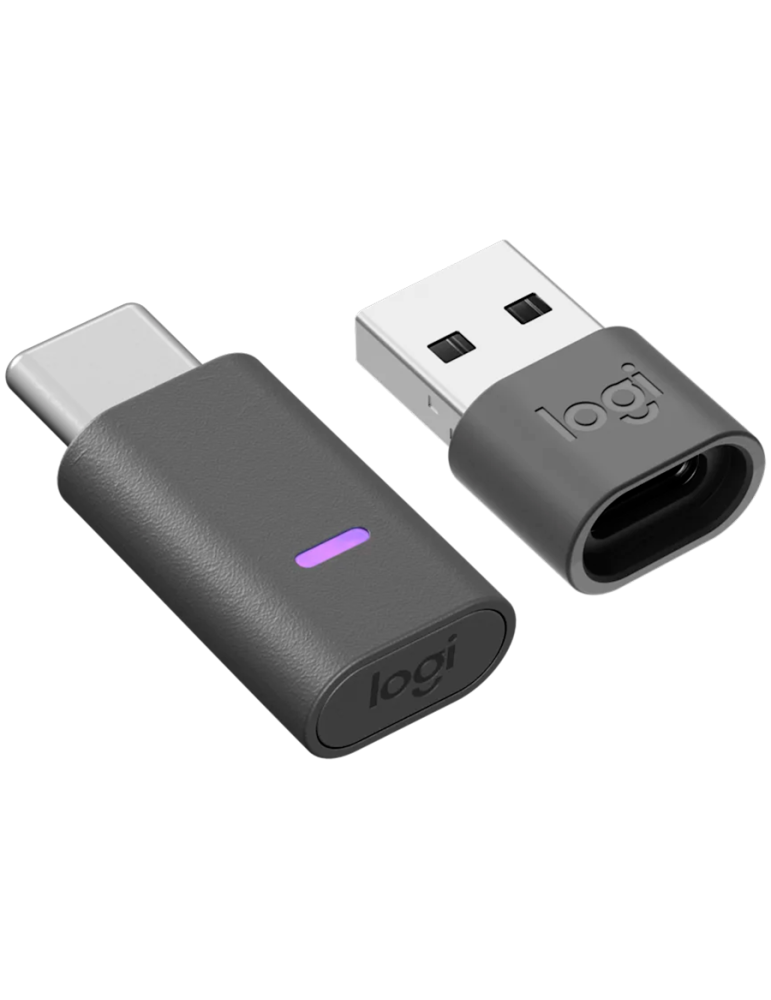 Професионални Bluetooth слушалки  Logitech Zone Wireless 2, Bluetooth 5.3, 40mm динамични, 48ч батерия, шумопотискане, Graphite 