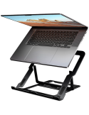Поставка за лаптоп AXAGON STND-LAB, 10"-17.3", алуминиева, 8 позиции, черна - 8595247909220 - 1