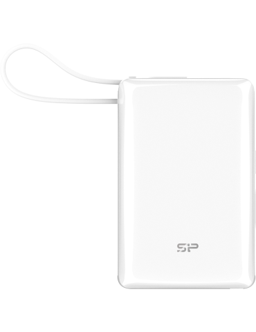 Външна батерия Silicon Power CP10, 10000mAh, 3 порта USB, Power Delivery, LED дисплей - SP10KMAPBKCP101W - 1