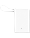 Външна батерия Silicon Power CP10, 10000mAh, 3 порта USB, Power Delivery, LED дисплей - SP10KMAPBKCP101W - 1