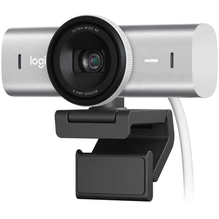 Професионална 4K уеб камера Logitech MX Brio, 4K 3840x2160 60fps, 8.5MP STARVIS CMOS, USB Type-C, Advanced Autofocus - 960-00155