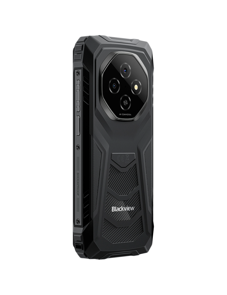 Смартфон Blackview Fort 1, 6.56" IPS 720x1612 90Hz, Unisoc T615, 8MP+16MP, 6GB RAM, 256GB, Android 15, 10000mAh - BVFORT 1_B - 5