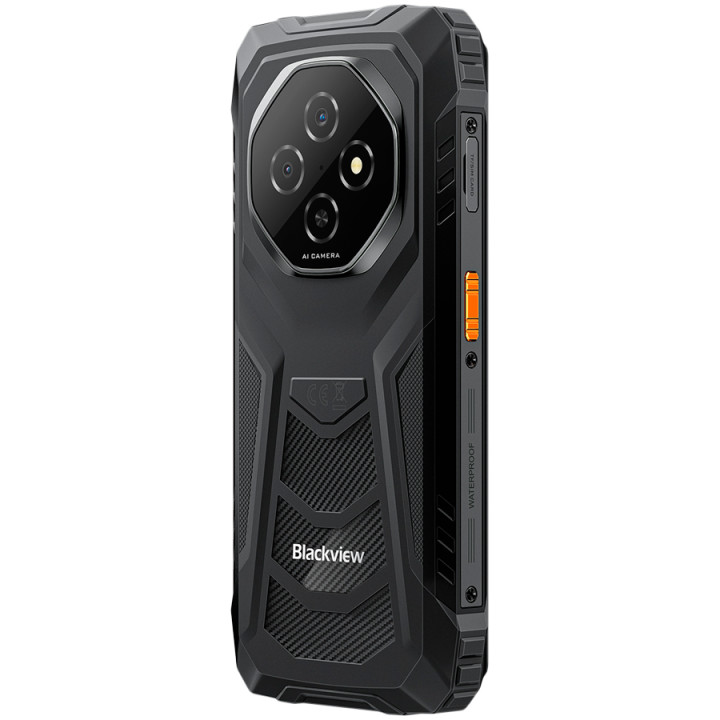 Смартфон Blackview Fort 1, 6.56" IPS 720x1612 90Hz, Unisoc T615, 8MP+16MP, 6GB RAM, 256GB, Android 15, 10000mAh - BVFORT 1_B - 6