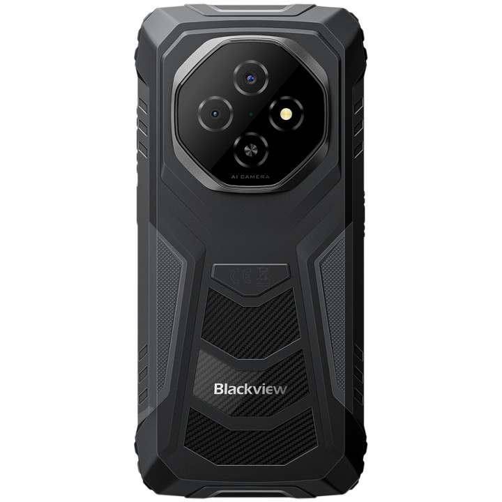 Смартфон Blackview Fort 1, 6.56" IPS 720x1612 90Hz, Unisoc T615, 8MP+16MP, 6GB RAM, 256GB, Android 15, 10000mAh - BVFORT 1_B - 7