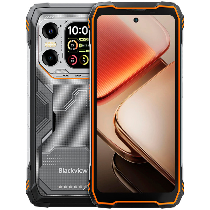 Смартфон BLACKVIEW XPLORE 1 Rugged BVXPLORE1_OR, 6.78" IPS 1080x2460 120Hz, MediaTek Dimensity 7050, 50MP+64MP, 16GB LPDDR5, 512