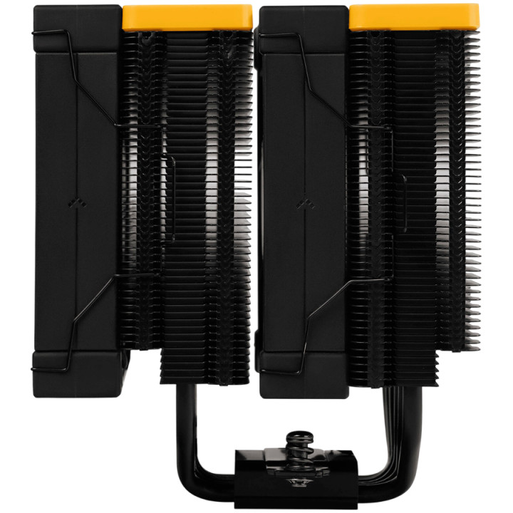 Охладител за процесор DeepCool AK620 Zero Dark Zoria, 2x120mm PWM, 6 тепловодни тръби, LGA1155/1150/1151/2011/2011-v3/2066/AM4/A