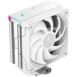Охладител за процесор DeepCool AK400 DIGITAL PRO WH, 120mm PWM Fan, Digital Display, ARGB, 4 Heatpipes, LGA1851/1700/1200/115x/A