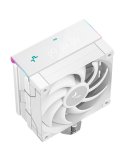 Охладител за процесор DeepCool AK400 DIGITAL PRO WH, 120mm PWM Fan, Digital Display, ARGB, 4 Heatpipes, LGA1851/1700/1200/115x/A