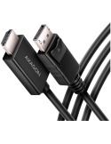 Кабел AXAGON RVD-HI20C2, DisplayPort към HDMI 2.0, 1.8м, 4K/60Hz - 8595247908797 - 1