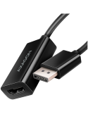 Адаптер AXAGON RVD-HI20N, DisplayPort към HDMI 2.0, 4K/60Hz, 0.15m - 8595247908810 - 1
