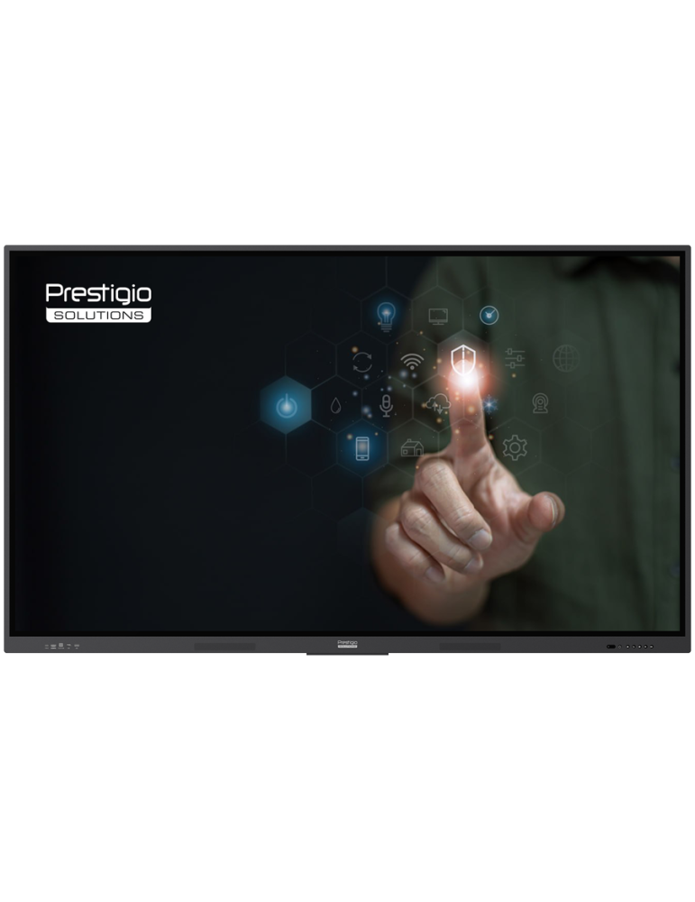 Интерактивен дисплей PRESTIGIO SOLUTIONS Multiboard 65" Light Series, 65" IPS 3840x2160 60Hz, ARM Quad Cortex A55, Mali-G52 MP2,