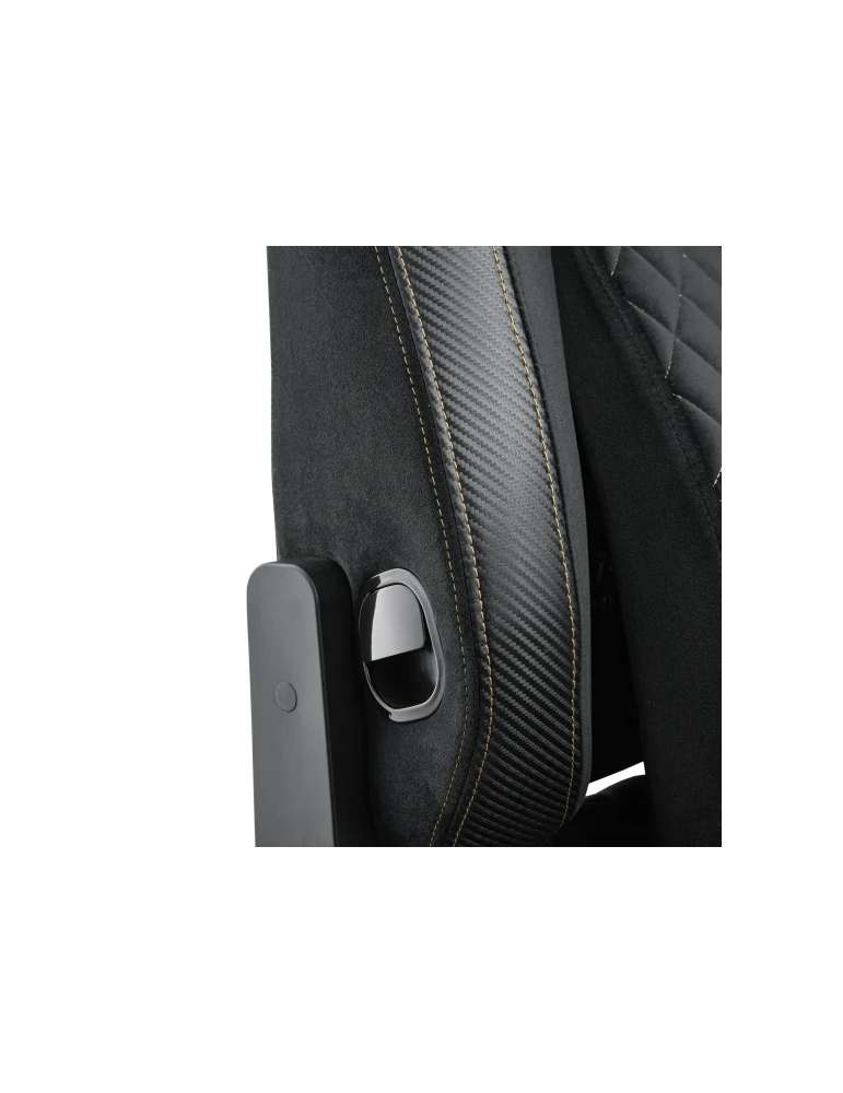 Геймърски стол COUGAR Titan Pro V2 Gold F, алуминиева рамка, PVC кожа + велур, клас 4 газлифт, регулируем гръбнак, памет-пенна в