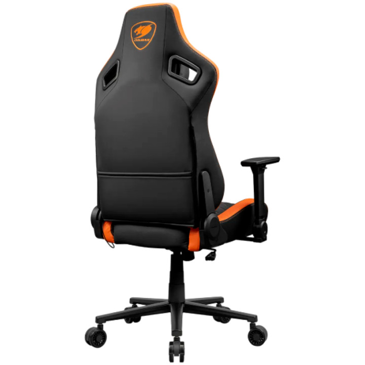 Геймърски стол COUGAR DEFENSOR F, Woven Fabric, 4D регулируеми подлакътници, Lumbar Arch, Black/Orange - CGR-DFF - 5
