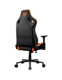 Геймърски стол COUGAR DEFENSOR F, Woven Fabric, 4D регулируеми подлакътници, Lumbar Arch, Black/Orange - CGR-DFF - 5