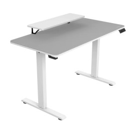 Геймърско бюро COUGAR E-STAR 120 Electrical, 120cm ширина, електрическо регулиране височина, LCD дисплей, бяло - CGR-E-STAR120-W