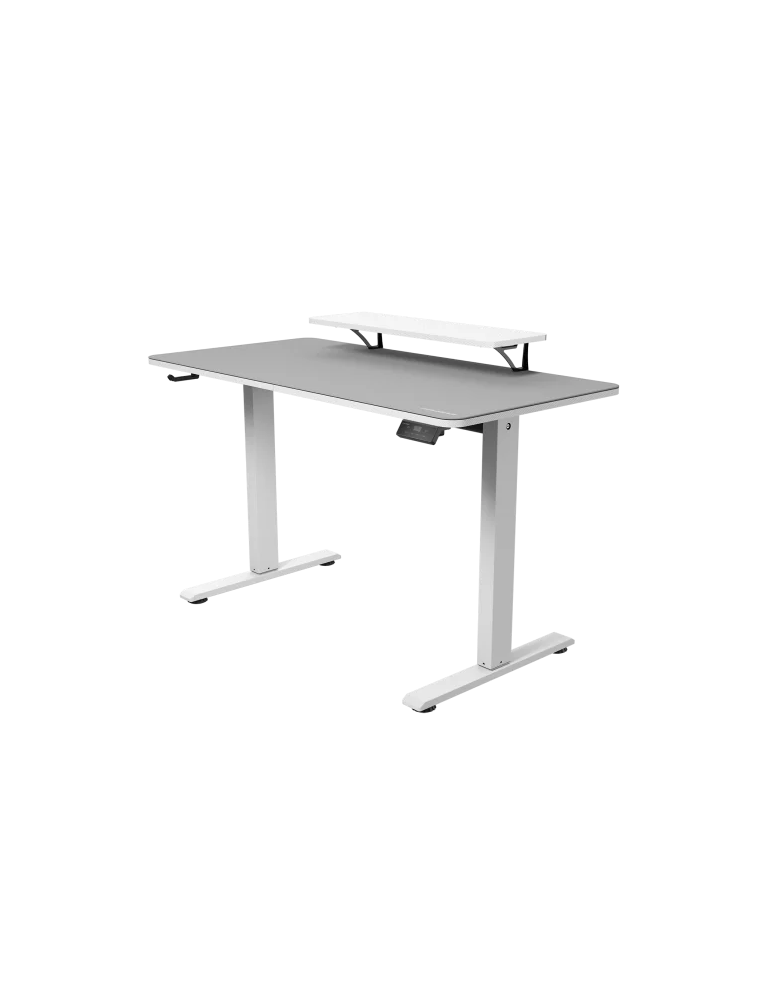 Геймърско бюро COUGAR E-STAR 120 Electrical, 120cm ширина, електрическо регулиране височина, LCD дисплей, бяло - CGR-E-STAR120-W