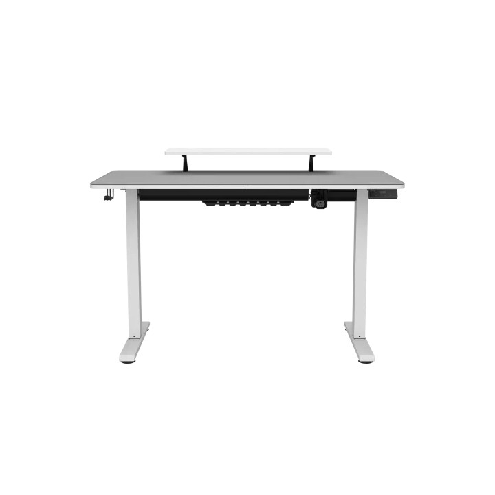 Геймърско бюро COUGAR E-STAR 120 Electrical, 120cm ширина, електрическо регулиране височина, LCD дисплей, бяло - CGR-E-STAR120-W