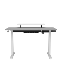 Геймърско бюро COUGAR E-STAR 120 Electrical, 120cm ширина, електрическо регулиране височина, LCD дисплей, бяло - CGR-E-STAR120-W