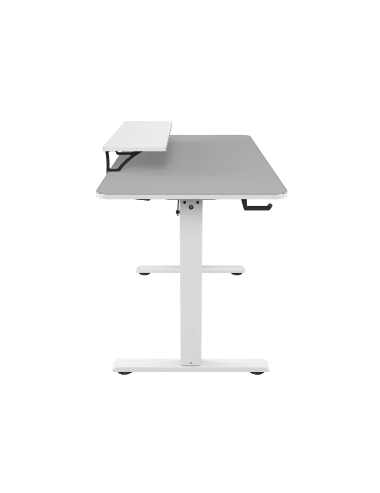 Геймърско бюро COUGAR E-STAR 120 Electrical, 120cm ширина, електрическо регулиране височина, LCD дисплей, бяло - CGR-E-STAR120-W