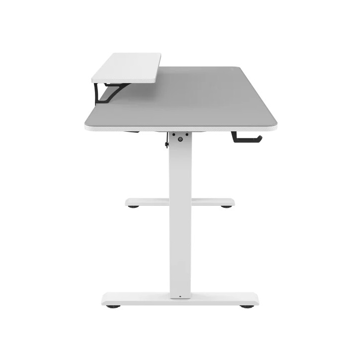 Геймърско бюро COUGAR E-STAR 120 Electrical, 120cm ширина, електрическо регулиране височина, LCD дисплей, бяло - CGR-E-STAR120-W
