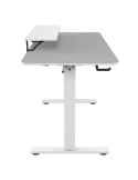 Геймърско бюро COUGAR E-STAR 120 Electrical, 120cm ширина, електрическо регулиране височина, LCD дисплей, бяло - CGR-E-STAR120-W