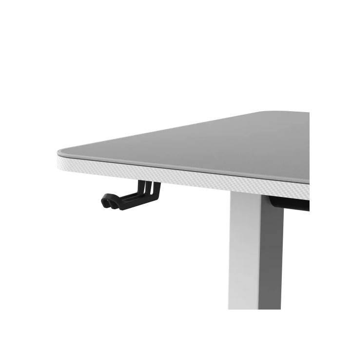 Геймърско бюро COUGAR E-STAR 120 Electrical, 120cm ширина, електрическо регулиране височина, LCD дисплей, бяло - CGR-E-STAR120-W