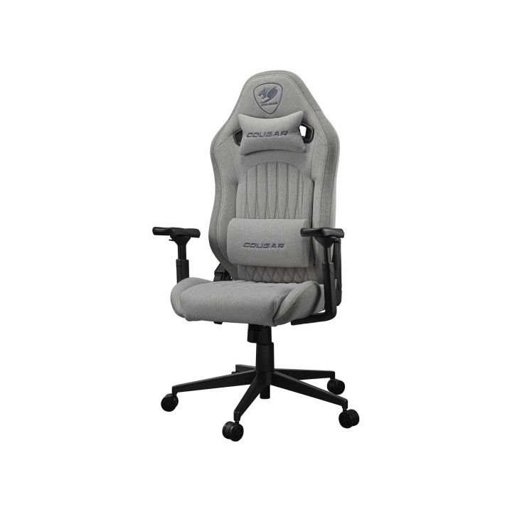Геймърски стол COUGAR Explore Royal Ash F, Имитационен лен, Регулируема височина 450-550mm, 3D подлакътници, Поддръжка за глават