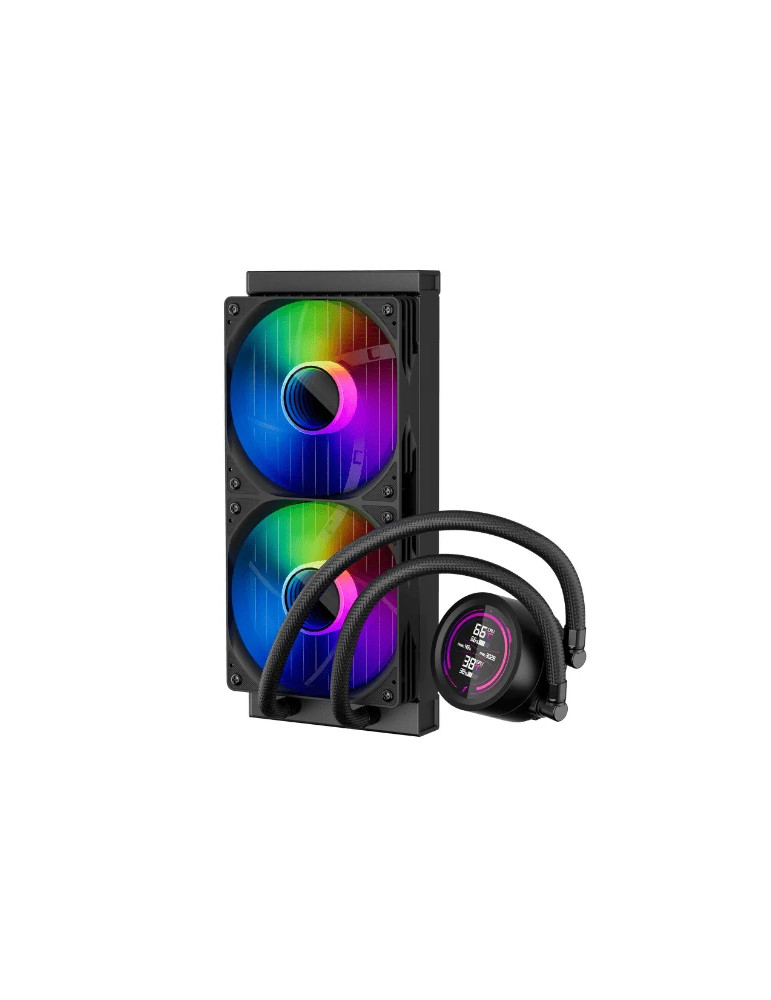 Водно охлаждане за процесор 1stPlayer Thunderstorm TS4 240, 240mm водно охлаждане, 250W капацитет, медено водно съединение, Digi