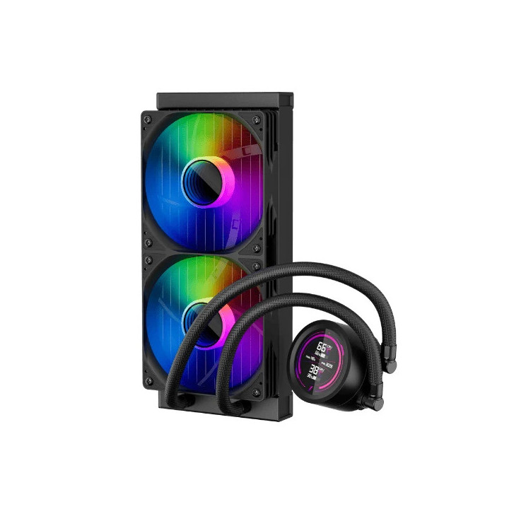 Водно охлаждане за процесор 1stPlayer Thunderstorm TS4 240, 240mm водно охлаждане, 250W капацитет, медено водно съединение, Digi