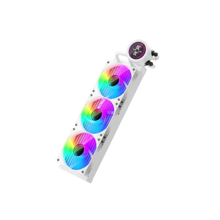 Водно охлаждане за процесор 1stPlayer Thunderstorm TS4 360, 360mm, 3x120mm вентилатор, 300W капацитет, медена база, aRGB, дигита