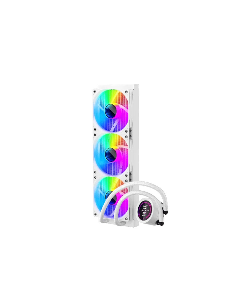 Водно охлаждане за процесор 1stPlayer Thunderstorm TS4 360, 360mm, 3x120mm вентилатор, 300W капацитет, медена база, aRGB, дигита