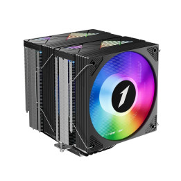 Охладител за процесор 1stPlayer CRYO CY12LD, Dual-Tower, LGA1851/AM5, 275W, ARGB - CY12LD-BK - 1