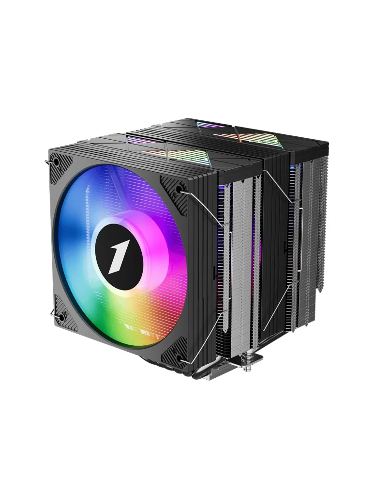 Охладител за процесор 1stPlayer CRYO CY12LD, Dual-Tower, LGA1851/AM5, 275W, ARGB - CY12LD-BK - 2