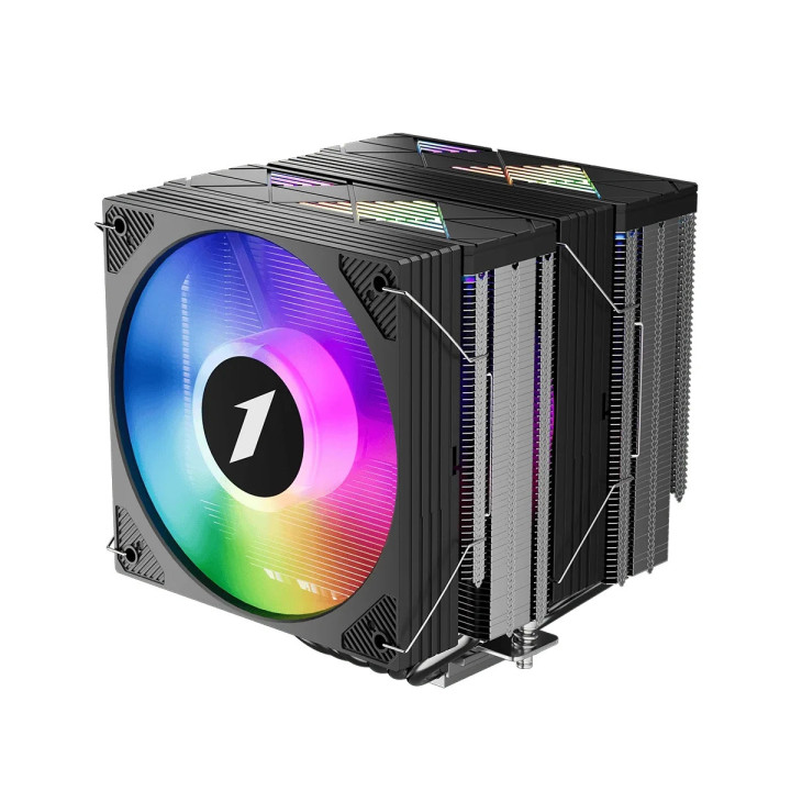 Охладител за процесор 1stPlayer CRYO CY12LD, Dual-Tower, LGA1851/AM5, 275W, ARGB - CY12LD-BK - 2