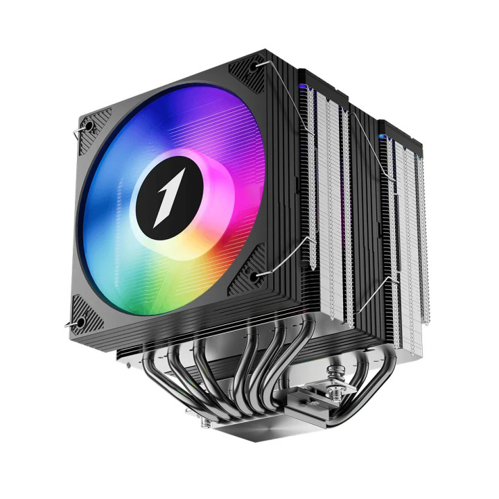 Охладител за процесор 1stPlayer CRYO CY12LD, Dual-Tower, LGA1851/AM5, 275W, ARGB - CY12LD-BK - 3